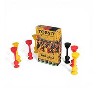 TOSSIT Suction Cup Darts, Toss Game Perfect Family and Party, Silicone Throwing Game for Backyard, Indoor and Outdoor Fun, Starter Pack, World Football Edition, Belgium