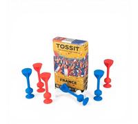 TOSSIT Suction Cup Darts, Toss Game Perfect Family and Party, Silicone Throwing Game for Backyard, Indoor and Outdoor Fun, Starter Pack, World Football Edition, France