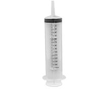 TOSSPER 150ml Reusable Large Syringe Plastic Hydroponics Nutrient Measuring Syringe Kitchen Craft Meat Injector Tools