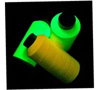 TOSSPER 1pc 1000 Yards Spool Green Luminous Glow in the Dark Thread Diy Embroidery Sewing Thread