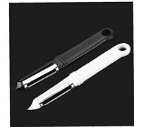 TOSSPER 1pc Potato Peeler Kitchen Swivel Peeler Stainless Steel Vegetable Fruits Peeler for Apples Carrots Cucumbers White