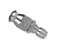 TOSSPER 1pc Sewer Jetter Nozzle Rotatable 4000psi 1/4inch Quick Cleaning Nozzle Garden Sprayer for Pipeline Cleaner