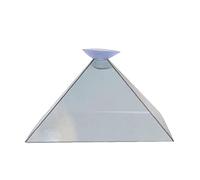 TOSSPER 2 Pcs 3d Hologram Pyramid Phone Display Projector Smartphone Video Stand Desktop Mobile Phone Holder
