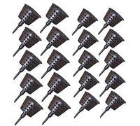 TOSSPER 20pcs Gardener Tool Plants Grow Organic Fertilizer Baskets Bonsai Fertilizer Container Kit Size S and L