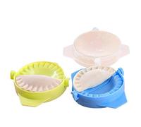 TOSSPER 3pcs Plastic Dumpling Molds Dough Hand Press Tools Pastry Pie Ravioli Clip Mould Kitchen Cooking Gadgets