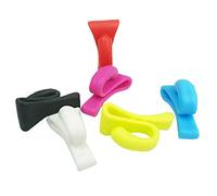 TOSSPER 4pcs Plastic Key Holder Practical Anti Lost Bag Hook Mini Handbag Key Clips Purse Built in Hanger Hook Random Color