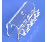 TOSSPER 5 Tube Aquarium Pipe Hanger Dosing Pump Clamp Bracket Transparent Tank Supplies Pc Rack Fixture Holder Mount Soft Hose Fish