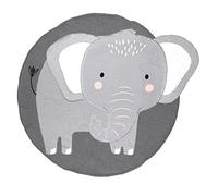 TOSSPER Baby Kids' Crawling Play Blanket Carpet Cartoon Elephant Pattern Floor Mat Nursery Floor Rug for Baby Bedroom Decor