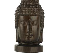 TOSSPER Buddha Statue Wooden Shakyamuni Tathagata Figurine Mahogany India Buddha Sculptures Home Crafts Decorative Ornament