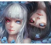 TOSSPER DIY Paint by Numbers for Adults and Beginners, Colorful Canvas Oil Painting Kit for Children and Adults, Paint by Numbers Kits Tokyo Ghoul, 26x38cm