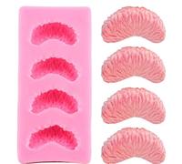 TOSSPER Fruit Shaped Jelly Molds, 3d Mini Orange Candle Soap Chocolate Mold Cupcake Decorating Tool