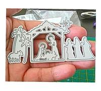 TOSSPER Holy Nativity Scene Metal Cutting Scrapbooking Craft Die Cuts Create Emboss Paper Art Thin Card Make Stencil