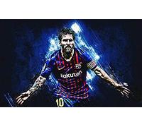 TOSSPER Jigsaw Puzzles For Adults 1000 Pieces Football FC Messi Puzzles for Kids Eduational Toys Intellectual Game Gift Teens DIY Home Entertainment Toys 38x26cm