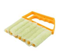 TOSSPER Microfibre Venetian Blind Scraper Portable Window Conditioner Dust Cleaner Vents Washable Cleaning Brush