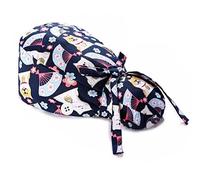 TOSSPER Scrub Cap 1pc Women Scrub Cap Working Hat Adjustable Bouffant Working Caps for Women Long Hair Hat Caps