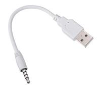 TOSSPER USB Data Charger Sync Cable to 3.5mm Audio Jack Cord for iPod Shuffle 2 2nd GEN