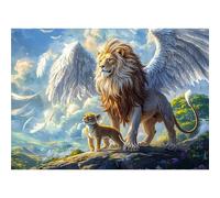 TOSTOG Diamond Painting Kits for Adults,Full Drill Lion 5D DIY Diamond Art Kit Diamond Crystal Rhinestone Arts and Crafts Picture for Home Wall Decor 30x40cm