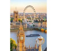 TOSTOG Diamond Painting Kits for Adults,Tower of London DIY Diamond Art Kit Full Drill Diamond Crystal Rhinestone Arts and Crafts Picture for Home Wall Decor 30x40cm