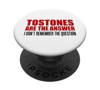 Tostones Are The Answer I Don't Remember The Question Funny PopSockets Adhesive PopGrip