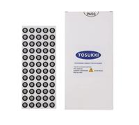 TOSUKKI 6mm Positioning Targets With Black Contour For 3D Scaner,3d scanning Markers/Dots/Stickers，Reference Point Markers/Reflection Markers/For 3D Scaning and Optical tracking（1200 Per Box）