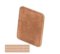 Tosuny 100pcs Copper Pad Shim Thermal Kit, 401w/mk Thermal 15X15mm Heat Dissipation Copper, Heatsink Copper Pad Shim for Desktop, Laptop IC Chips, CPU, VGA, RAM (15 * 15 * 0.3mm)