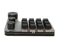 Tosuny 12 Tey -Mechanical Keyboard Red Switch Volume Control Comfortable Keyboard for Vista Users, Acrylic Materials (Wireless BT(Inbuilt Battery Included))