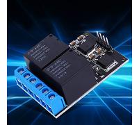 Tosuny 2 Channel Self Locking Relay Actuator Board Low Level | Bistable Latching Logic, DC 9V Control, Momentary Push Button Pulse, 10A Contact, Hobby Project