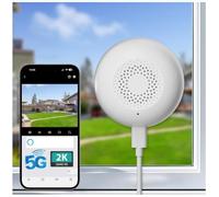 Tosuny 2K Window Security Camera, 3MP Indoor WiFi Camera for Home Security, Human Detection, Smart Activity Reminder, 140° Wide Angle, 2.4/5G WiFi, Non Drill Installation
