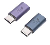 Tosuny 2Pcs USB C to C Data Blocker, Anti Juice Jacking & Refuse Hacking, Support Up to 240W PD Charging, USB Data Blocker for Safe Charging