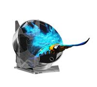 Tosuny 3D Hologram Fan, 3D Hologram LED Fan Projector, 1080X1600 Resolution, 48 LED Lights, Holographic Projector Advertising Display with WiFi/APP/Remote, for Business