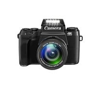Tosuny 4K Digital Camera, DSLR Camera with 13MP CMOS Sensor, 64MP WiFi Vlogging Cameras with 4" Touch Screen, Dual Lens, 16X Digital Zoom, Autofocus, Fill Light, for Beginner