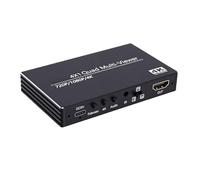Tosuny 4K HDMI Quad Multi-Viewer 4x1 Seamless Switcher, 4 in 1 Out Video Splitter with Remote Control, Supports 4K30Hz 1080P 720P for Gaming Monitor Conference Room