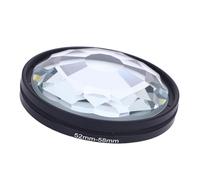 Tosuny 58mm Kaleidoscope Filter, Multi Coated Optical Glass Special Effects Camera Filter with 52MM Adapter Ring, for DSLR Mirrorless Cameras 52MM Lens