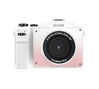 Tosuny 5K Digital Camera, Vlogging Camera with 80MP Photos 5K Video 18x Zoom - Dual Lens Wi-Fi Remote APP Social Sharing Portable Smart Modes for Vlogging Travel (Gradient Pink)