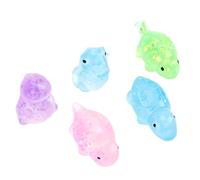 Tosuny 5PCS Stretch and Squeeze Stress Ball, Slow Rebounding Soft Dinosaur Squeeze Balls, Stretchy Sensory Toy Ideal for Home Office Fidgeting