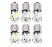 Tosuny 6PCS BA15D Marine Boat Bulbs 3W 300LM Dimmable LED (White Light)