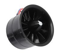 Tosuny 80mm Electric Ducted Fan, 12 Blade EDF 3000W 6S 2000KV High Thrust Ducted Fan, 3.43kg Thrust Efficient High Toughness for RC Jet Airplane Aircraft Model