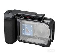 Tosuny Action Camera Cage and Grip Kit for Action 6, Aluminum Alloy Handle with Quick Battery Access, Cold Shoe & Tripod Mount for Street Photo and Vlogging