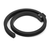 Tosuny Adjustable Follow Focus Len Gear Ring Belt Compact and Easy to Use for Camcorder Accurate Length Adjustment Rubber + Plastic