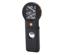 Tosuny Auto Focus Foldable Digital Microscope 500x | Handheld Magnifying Glass 2in Screen 8 LED for Macro View