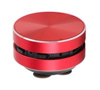 Tosuny Bluetooth Bone Conduction Speaker, Mini Wireless Shower Speaker with Suction Cup, Dual Stereo Bass Speakers, Built in Microphone, FM Radio, for Bathroom, Outdoor (Red)