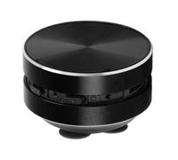 Tosuny Bluetooth Bone Conduction Speaker, Mini Wireless Shower Speaker with Suction Cup, Dual Stereo Bass Speakers, Built in Microphone, FM Radio, for Bathroom, Outdoor (Black)