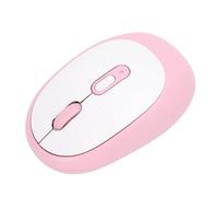 Tosuny Bluetooth Mouse, 2.4G Wireless Optical Computer Mouse, Portable Silent Wireless Mouse with USB Nano Receiver, 800/1600/2400 DPI Adjustable, for Laptop, Android, PC (Pink)