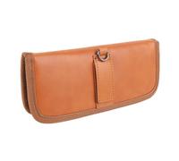 Tosuny Camera Battery Bag for E10 E17 E6N NP FW50 FZ100 EN EL25 EL15 NP W235 Batteries, PU Leather Retro Design Storage Pouch with 4 Battery Slots and 4 Memory Card Slots
