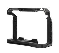 Tosuny Camera Cage for A7R3 A7M3 A9 Camera, Aluminum Alloy Protective Frame Rig Video Cage with Anti Slip Pad, Multiple 1/4in 3/8in Screw Holes and Cold Shoe Mount