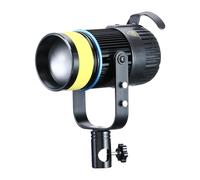 Tosuny COB RGB LED Video Light, 2700K 6500K Dual Color Temperature, High CRI 96+, 1500LM 5500lux Dimmable Photography Light, with Remote Control and U Bracket (BLACK)