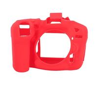 Tosuny D7100 D7200 Camera Case, Silicone Protective Cover Skin, Precise Cutouts & No-Remove Battery Access, Non-Slip Grip Texture for Travel and Daily Protection (Red)