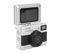 Tosuny Digital Camera, 4K 68MP CMOS Stabilization 16X Keychain Camera with 1.47in Flip Screen and LED Fill Light, Portable Small Selfie Cam for Travel Photography Vlogging (Black)