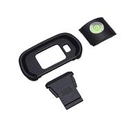 Tosuny Eyecup & Hot Shoe Cover & Bubble Level Set for R7, Silicone Viewfinder Extender with Anti - Glare, Spirit Level for Landscape Photography