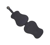 Tosuny Guitar Pick Box Premium PU Leather Plectrums Bag Universal Compatibility for Guitar, Electric, Ukulele Users (Black)